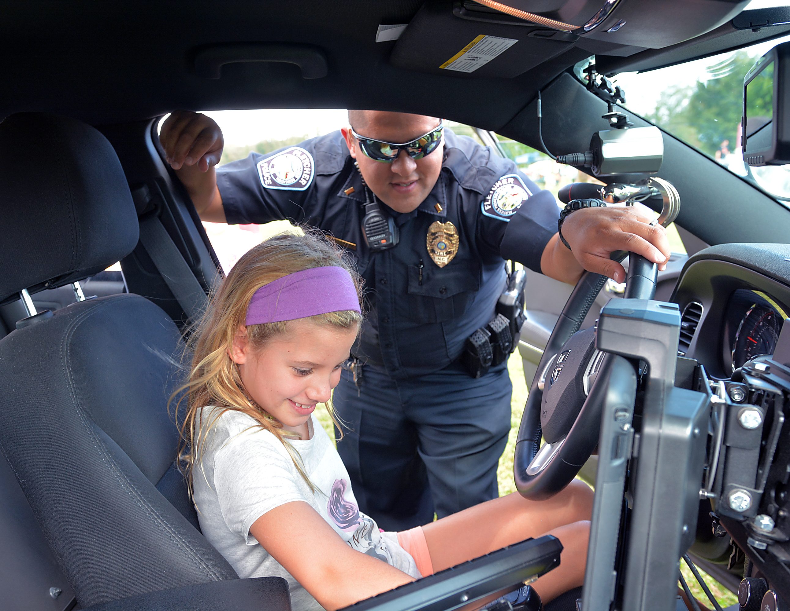 PD car Town of Fletcher, North Carolina