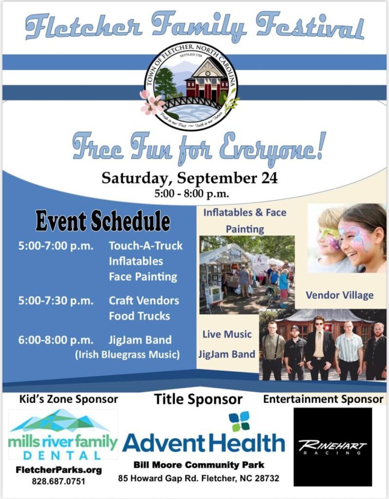 Family fun festival Town of Fletcher, North Carolina